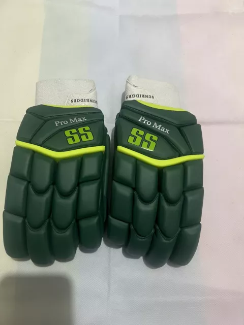 SS Pro Green Colour Batting Gloves