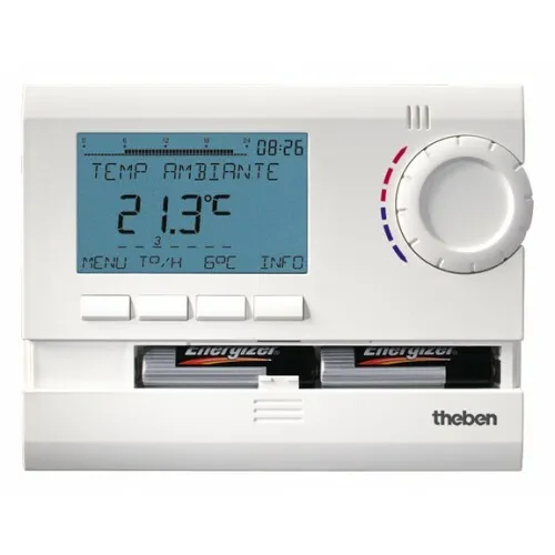 Thermostat programmable digital 7 jours - 2 piles - RAMSES 811 TOP 2 THEBEN