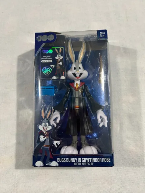 Bugs Bunny in Gryffindor Robe / 8 inch Articulated Figure  / WB 2023 / Brand New