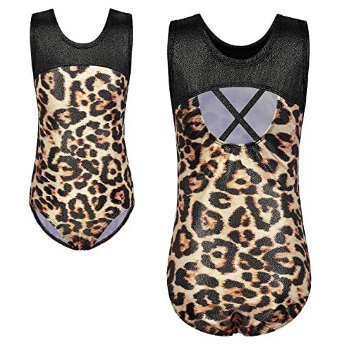 Gymnastics Leotards for Girls Ballet Dancewear Practice Outfits Cross Back