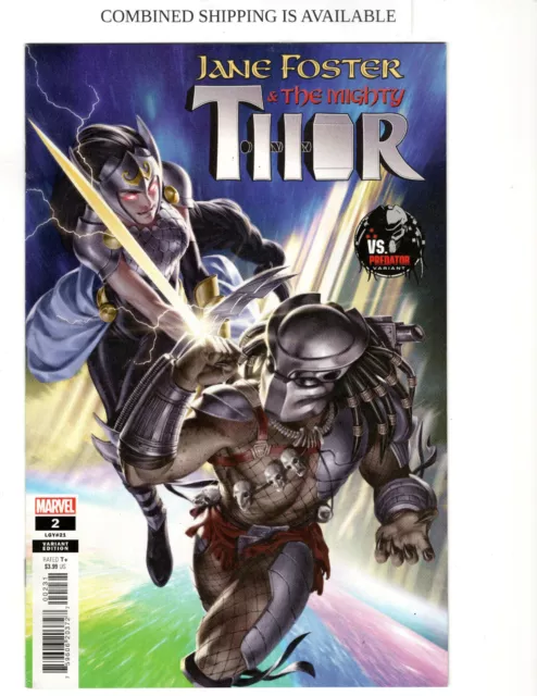 Marvel Comics Jane Foster And The Mighty Thor #2 VF Variant Cover