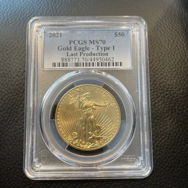 2021  Gold Eagle (Type 1) MS-70 PCGS Last Day of Production