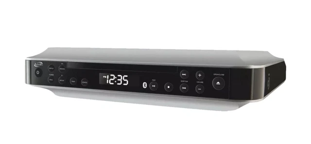 iLive IKBC384S Bluetooth Wireless Under Cabinet Radio Music System w/ CD Player