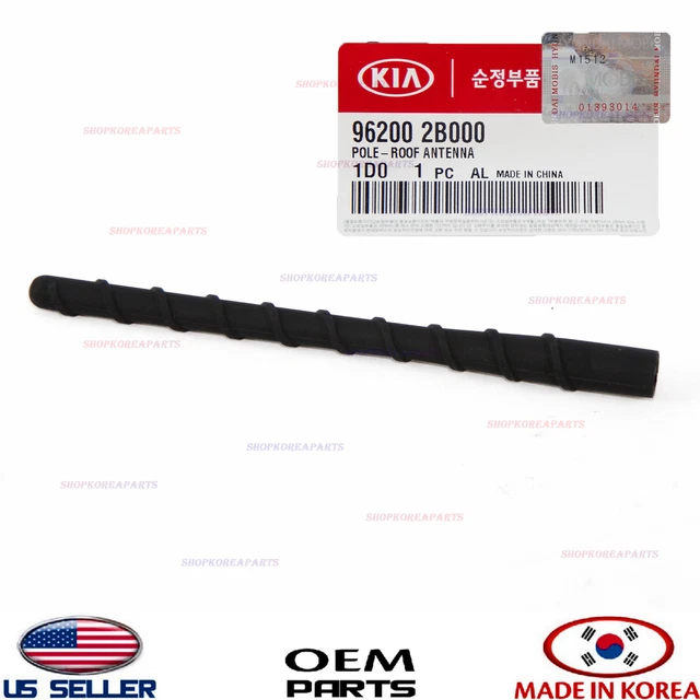 Genuine Hyundai/Kia Pole Antenna 962002B000 – Fits Santa Fe, Veracruz, Rondo 2007-2012 5 thumbnail image