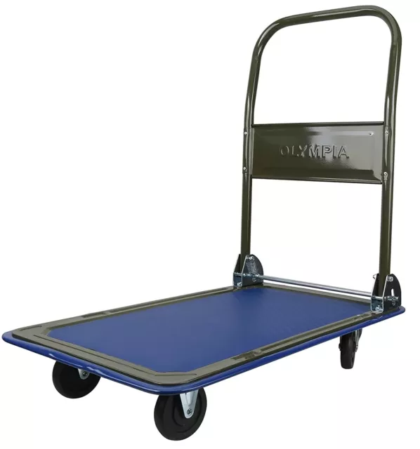 Truck Platform Cart Dolly Folding Steel 300lbs Capacity Wheels & Swivel Casters