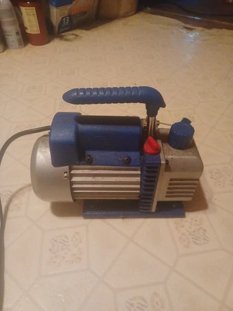 3.5CFM Rotary Vane Deep Vacuum Pump 1/4HP AC Air Tool R410a R134 HVAC Refrigeran