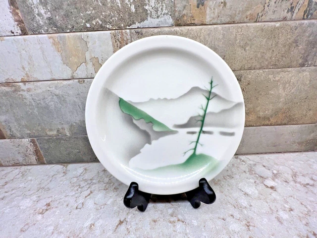 Great Northern Railway Glory Of The West Railroad  Syracuse China Salad Plate