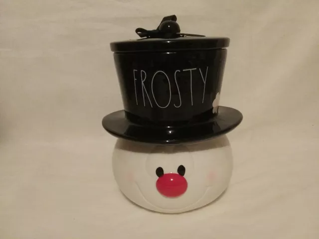 Rae Dunn FROSTY THE SNOWMAN Cookie Jar Canister *NEW* ⛄️ By:Magenta, INC.