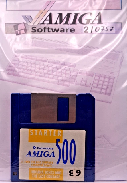 Aimant Frigo Indiana Jones The Last Crusade Commodore Amiga - Objet Collector Neuf