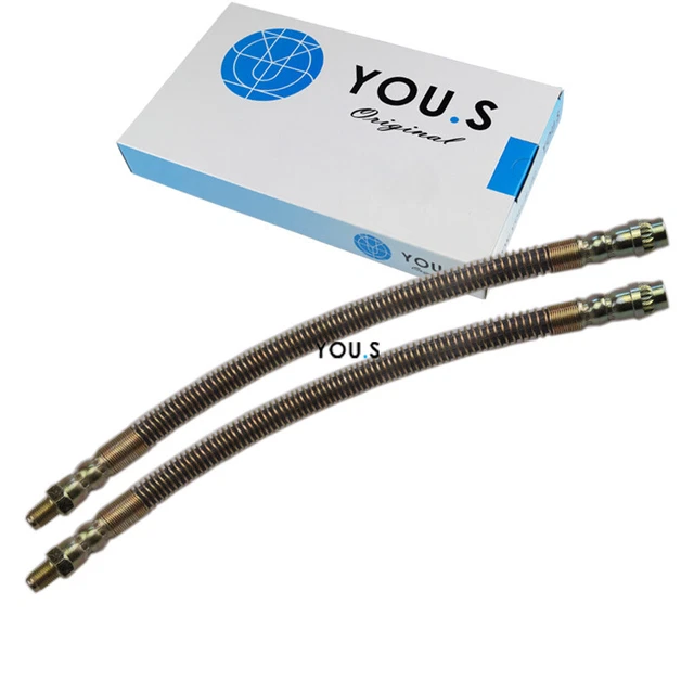 LST Bremsschlauch 2x Set 585mm - Vorderachse Mit M10x1mm Gewinde Für Auto