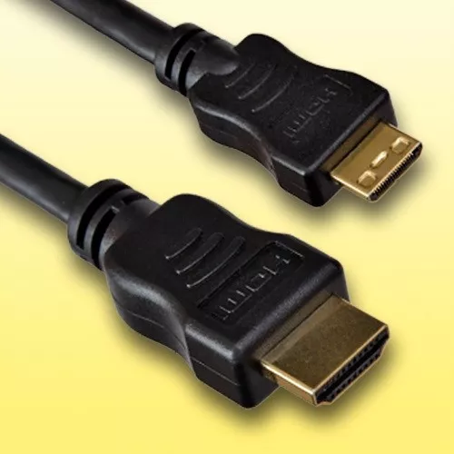 HDMI Kabel für Olympus Pen E-P3 Digitalkamera - Mini C - Länge 1,5m - vergoldet