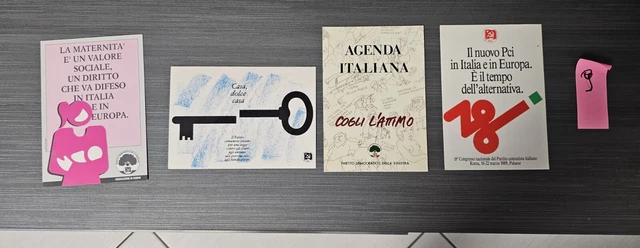 Cartoline 4 Pezzi  PCI Partito Comunista Italiano Politica