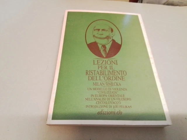 LEZIONI PER IL RISTABILIMENTO DELL'ORDINE SIMECKA MILAN E/O 1982, 18ag23