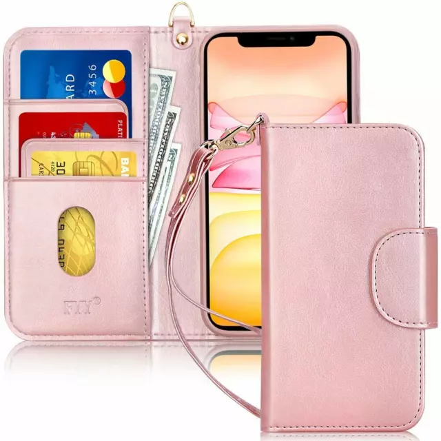 Wallet Case for iPhone 11 Pro Max 6.5", Luxury PU Leather  Flip Folio Cover 2019