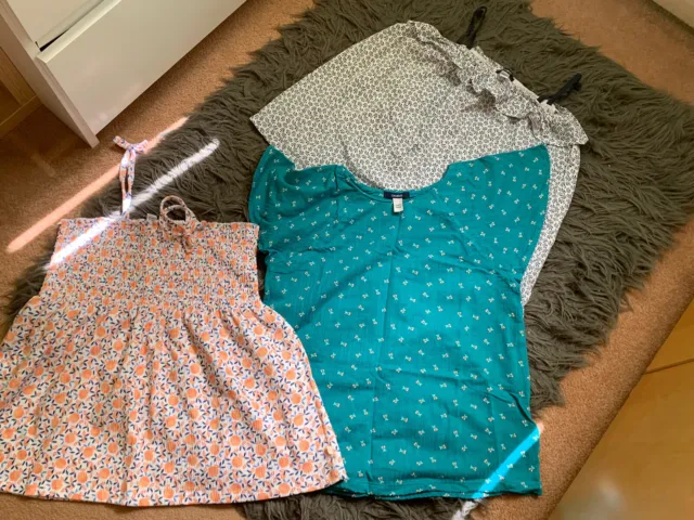 Okaidi Girls Clothing Bundle 3 Summer Cotton Top Size 12 Years