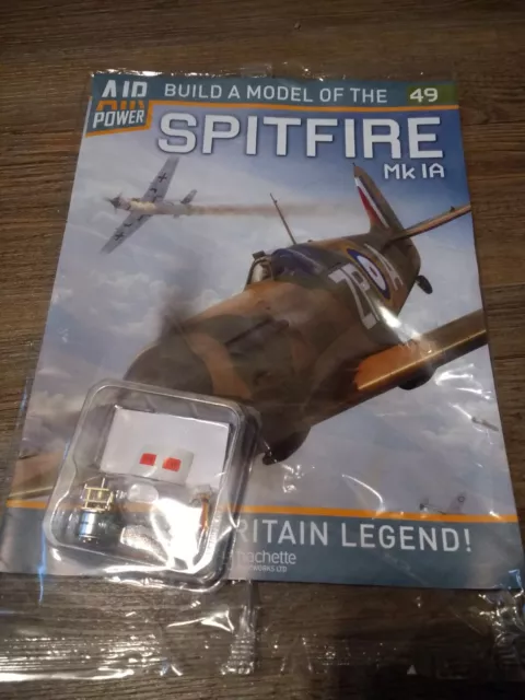 Air Power Build A Model Of The Spitfire Mk Ia Issue 49 Hachette Free P&P