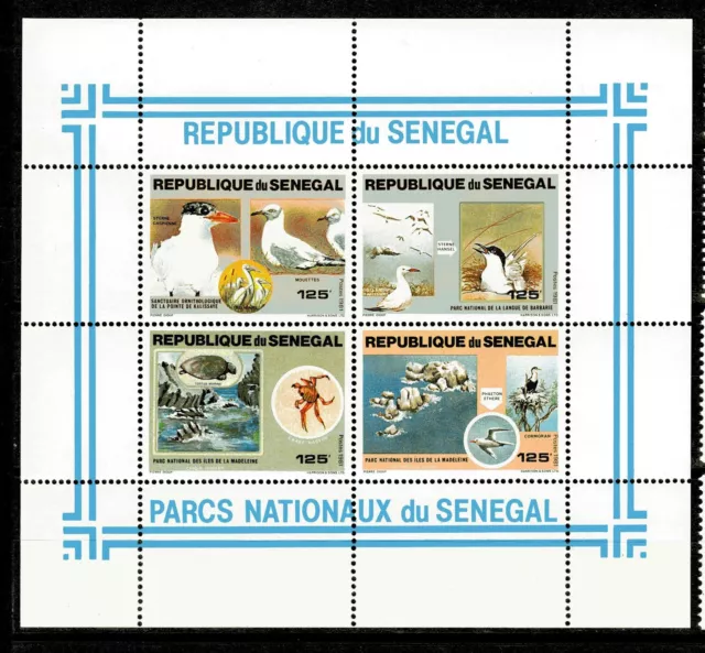 Vögel -Senegal - 1981 Michel Block 40 postfrisch