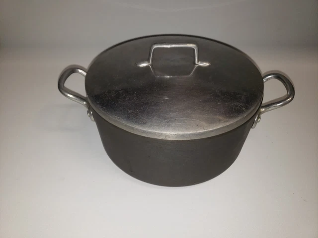 VTG MAGNALITE GHC  5 Quart Stock Pot Professional Anodized Aluminum W/ Lid USA