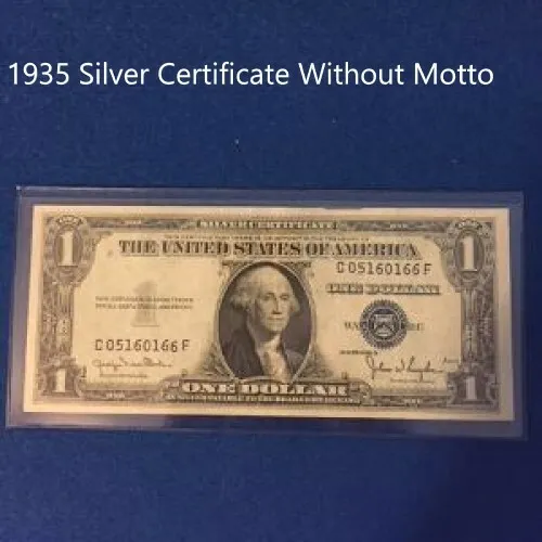 1935  $1 DOLLAR BILL SILVER CERTIFICATE BLUE SEAL NOTE (Fine)