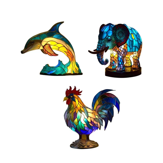 Lampe de Table en forme d'animal, Base Stable, lampe de bureau pour Table de