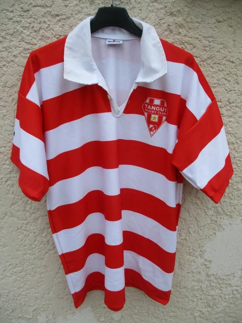 Maillot Rugby Vintage STAG RUGBY - Bleu Blanc Rouge - N°15 - Taille 44 Homme