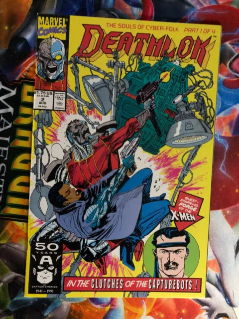 Deathlok  Vol.1  No.2  Aug 1991 (Part 1 of 4)    Marvel Comics