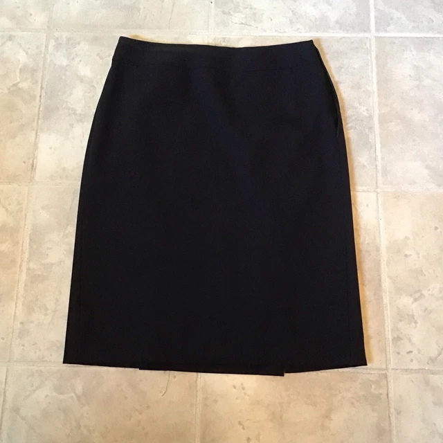 Jupe République banane en cuir noir vintage des années 90 / m
