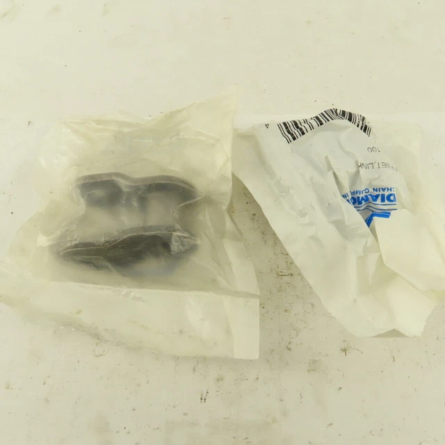 Diamond No 100 C-7470-P ANSI #100 Roller Chain Offset Link Cotter Type Lot Of 2