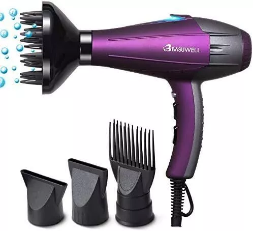 Secador de pelo Basuwell profesional secador de pelo iónico 2100W salón secador de soplado rápido 3