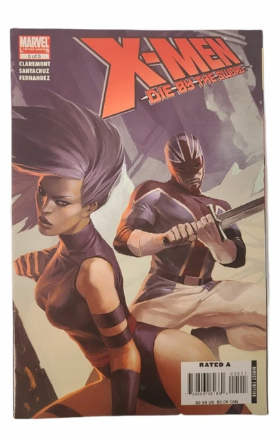 Marvel Direct Edition X-MEN Die By The Sword Comic Chris Claremont Issue #5