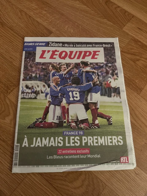 Journal collector Coupe du Monde 1998 – Finale France-Brésil 🔴 - Collection