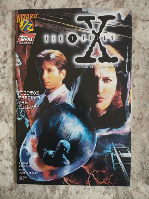 The X-Files #1/2 Wizard w/COA 1st Print VF/NM Topps Comics 1996