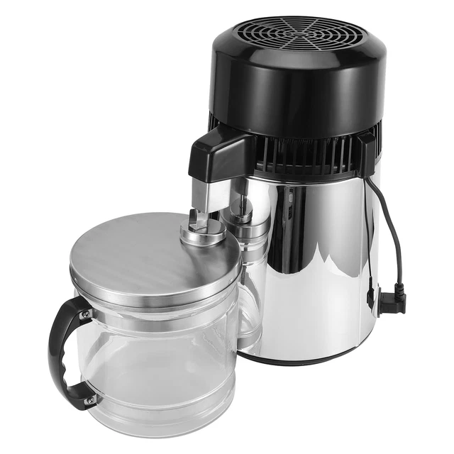 Pot En Verre Pour Distillateur 4L - Récipient Collecteur D'eau Pure, Avec Poignée Et Couvercle