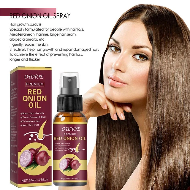 Olio per capelli di cipolla | Controllo crescita e caduta capelli cura naturale 10/30 ml capelli - NUOVO