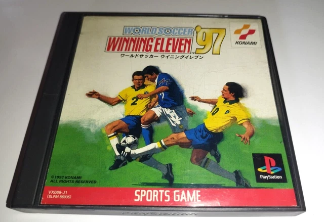 Jeu PS1 World Soccer Winning Eleven 97 - Version Japonaise NTSC-J, état Correct, édition Konami