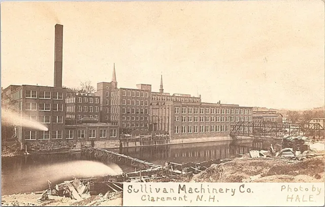 Claremont New Hampshire Sullivan Machinery Co. Factory early 1900s