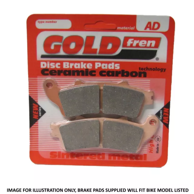 Yamaha XP 125 RA X-MAX IRON-MAX ABS 2016 Goldfren Sintered Front Brake Pads Set