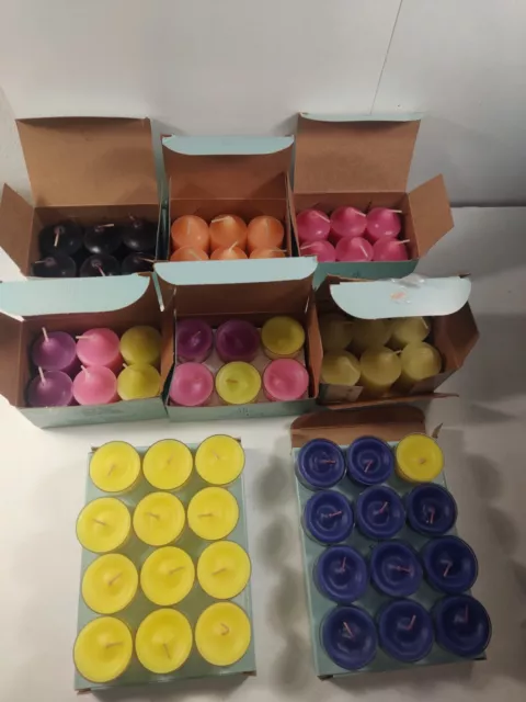Lot Of 66 New Partylite Votive Candals Multi Scents Some Retired.
