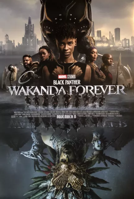 WAKANDA FOREVER BLACK PANTHER 2 Original DS Movie Poster FINAL 27X40 MINT US VSN