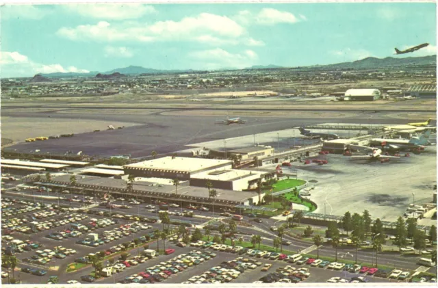 Aerial View of Sky Harbor International Airport, Phoenix, Arizona Postcard