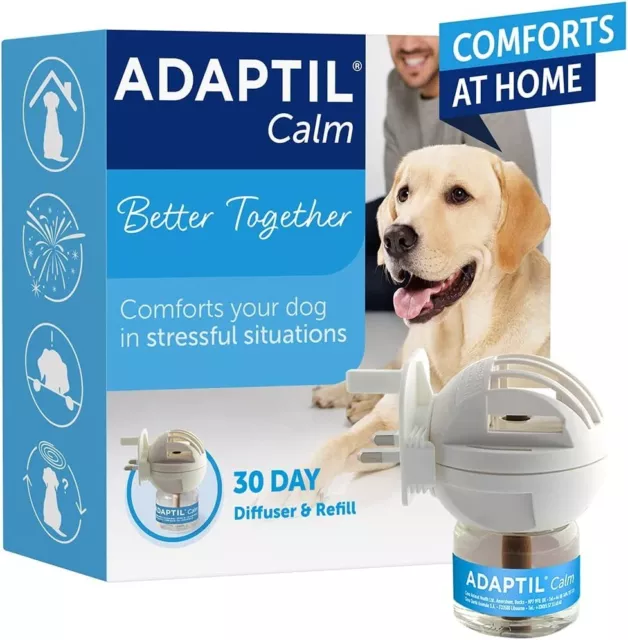 ADAPTIL Calm 30 Day Starter Kit Plug In Diffuser & Refil 48ml Dog Calming Remedy