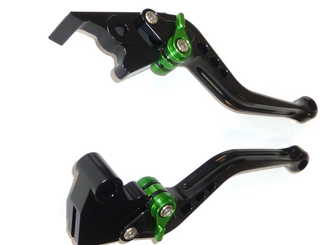 Leviers D'Embrayage Et De Frein Court Pour Kawasaki Z900RS 2018-2021 - Alliage Aluminium CNC Réglable 6 Positions - Noir