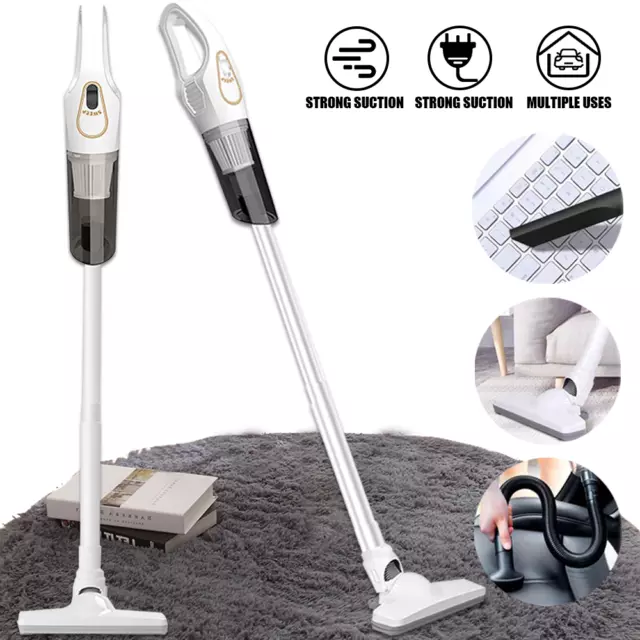 3 IN 1 Cordless Vacuum Cleaner Hoover Upright Lightweight Handheld Bagless Vac