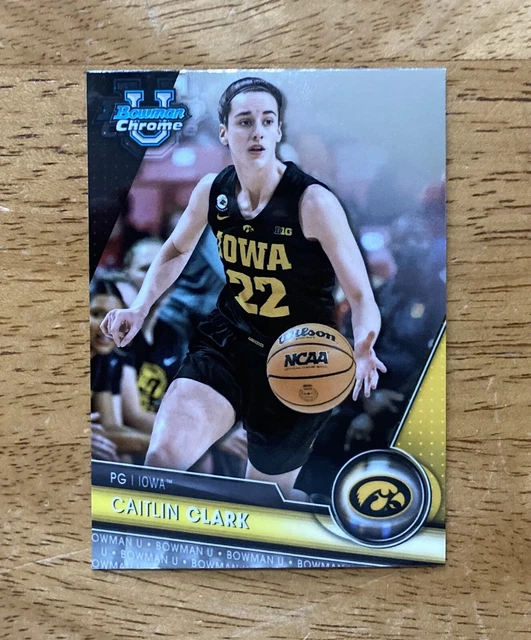 Caitlin Clark Rookie Card 2023-24 Bowman U Now #49 - Graded Gem Mint 10  (Iowa Hawkeyes) Caitlin Clark Card