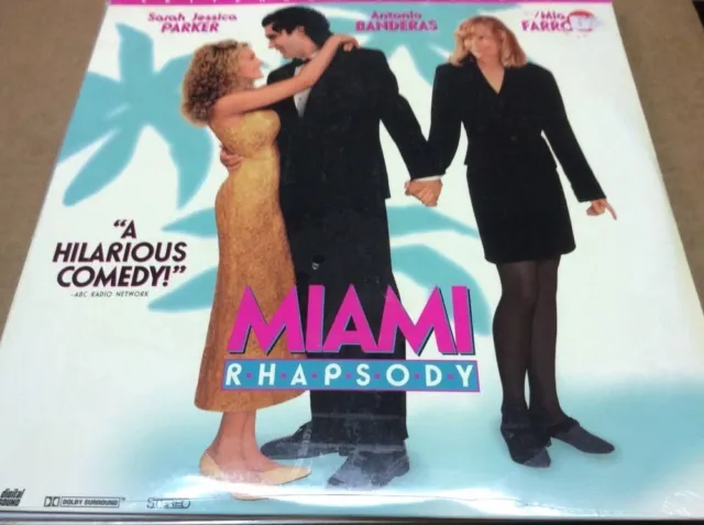 Miami Rhapsody '95 LASERDISC LD LB-Sarah Jessica/Antonio Banderas/Mia Farrow-NEW