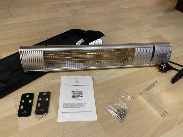 neu KESSER  2000W Heizstrahler, Infrarotstrahler, mit Verpackung