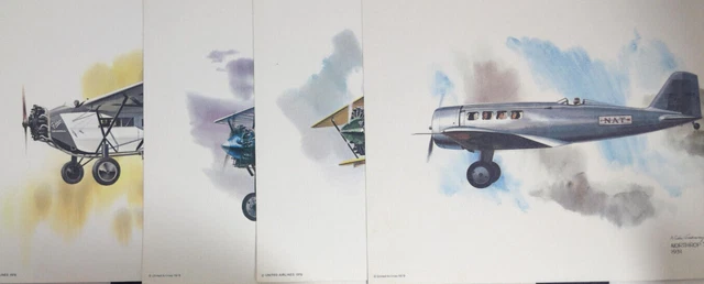 United Airlines Fokker Universal Stearman C-3B Northrup Alpha 2 Pitcairn PA-5