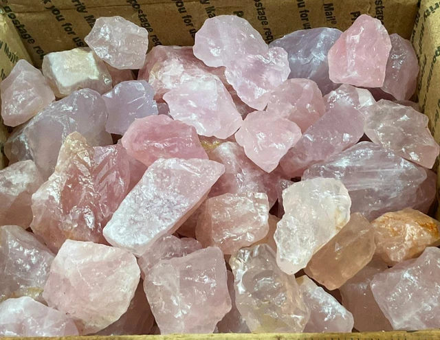 Z~ Madagascar Rose Quartz 28 lb Lot