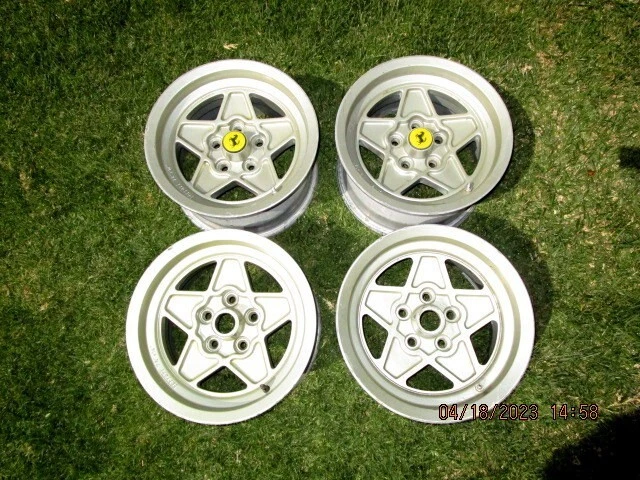 Ferrari 308 GTB, GTS Cromodora OEM 14x7.5 Inch Wheels Ferrari 308 GTB, GTS Cromodora OEM 14x7.5 Inch Wheels