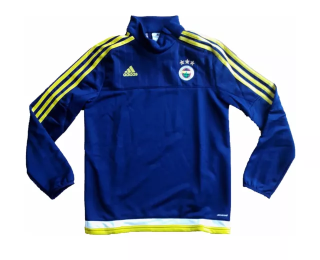 adidas Fenerbahce Istanbul Sweatshirt Pullover Trikot Langarm Kinder AH3063 NEU